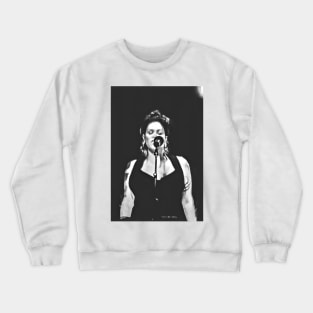 Beth Hart - Austin, Texas - Black And White - Graphic 2 Crewneck Sweatshirt